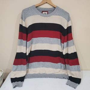 Men's XL stripe Old Navy crew neck sweater